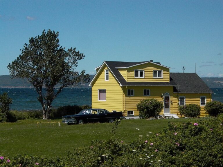 house, dream home, haus am see, building, nature, lake, canada
